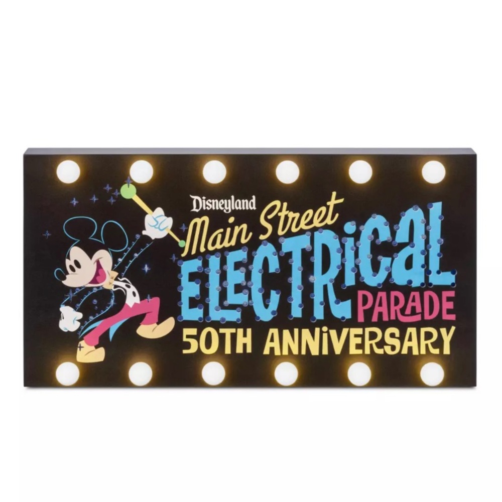 The Main Street Electrical Parade 50th Anniversary Light-Up Wall Decor